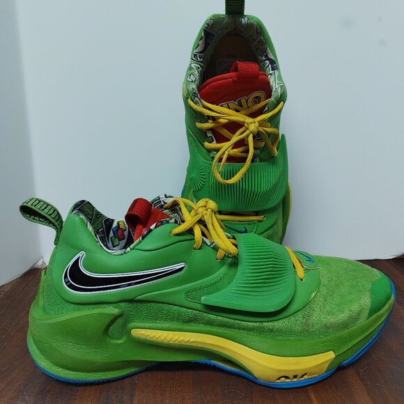 Nike Zoom Freak 3 NRG Green UNO DC9364-300 Men's 11.5 Basketball Shoes 50th Anni - Picture 1 of 16